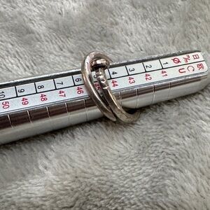Silver Nail Ring Size 7